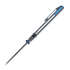 Couteau pliant Vosteed Raccoon TiSlim Crossbar - Blackwash - Titanium, Acid Wash Blue