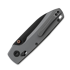 Vosteed Raccoon TiSlim Crossbar - Blackwash - Titanium sulankstomas peilis, Dim Gray