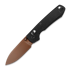 Coltello pieghevole Vosteed Raccoon TiSlim Crossbar - Copper Dune Drop - Titanium, nero