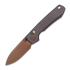 Vosteed Raccoon TiSlim Crossbar - Copper Dune Drop - Titanium kääntöveitsi, Dark Reddish Purple