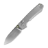 Vosteed Raccoon TiSlim Crossbar - Satin - Titanium 折叠刀, 灰色