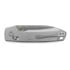 Vosteed Raccoon TiSlim Crossbar - Satin - Titanium 折叠刀, 灰色