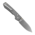 Coltello pieghevole Vosteed Raccoon TiSlim Crossbar - Stonewash - Titanium, Acid Wash Gray