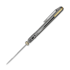 Vosteed Raccoon TiSlim Crossbar - Stonewash - Titanium Taschenmesser, Acid Wash Gray