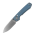 Vosteed Raccoon TiSlim Crossbar - Stonewash - Titanium vouwmes, blauw
