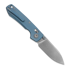 Vosteed Raccoon TiSlim Crossbar - Stonewash - Titanium vouwmes, blauw