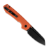 Vosteed Raccoon Top Liner Lock - Blackwash Sheepsfoot - G10 Taschenmesser, orange