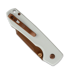 Vosteed Raccoon Top Liner Lock - Copper Dune Bowie - G10 sklopivi nož, bijela