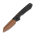 Vosteed - Raccoon Top Liner Lock - Copper Dune Sheepsfoot - Micarta, schwarz