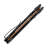 Vosteed Raccoon Top Liner Lock - Copper Dune Sheepsfoot - Micarta Taschenmesser, schwarz
