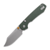 Coltello pieghevole Vosteed Raccoon Top Liner Lock - S/W Bowie - Micarta, verde