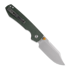 Coltello pieghevole Vosteed Raccoon Top Liner Lock - S/W Bowie - Micarta, verde
