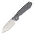 Vosteed Raccoon Top Liner Lock - Satin Drop - G10 sulankstomas peilis, pilka