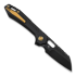 Vosteed RSKAOS Top Linerlock - Titanium B/W - Black Sheepsfoot sulankstomas peilis