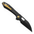 Coltello pieghevole Vosteed RSKAOS Top Linerlock - Titanium B/W - Black Wharncliffe