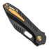 Coltello pieghevole Vosteed RSKAOS Top Linerlock - Titanium B/W - Black Wharncliffe