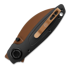 Vosteed Shilin Cutter - Copper Dune - Aluminum Taschenmesser, schwarz