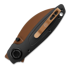 Vosteed Shilin Cutter - Copper Dune - Aluminum sulankstomas peilis, juoda