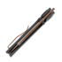 Vosteed Shilin Cutter - Copper Dune - Aluminum Taschenmesser, schwarz
