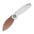 Vosteed Shilin Cutter - Copper Dune - G10 sulankstomas peilis, balta