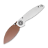 Coltello pieghevole Vosteed Shilin Cutter - Copper Dune - G10, bianco