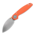 Vosteed Shilin Cutter - Satin - G10 sulankstomas peilis, oranžinėnge