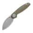 Vosteed Shilin Cutter - Stonewash - G10 sulankstomas peilis, žalia