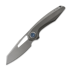 Vosteed Thunderbeast - Stonewash - Titanium sulankstomas peilis, pilka