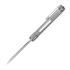 Vosteed Thunderbird V - Dual Satin & Bead Blast - Titanium 접이식 나이프, 회색