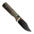Coltello pieghevole Vosteed Vombat - Blackwash Bowie - Aluminium, verde