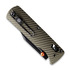 Coltello pieghevole Vosteed Vombat - Blackwash Bowie - Aluminium, verde