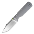 Vosteed Vombat - Satin Bowie - Aluminium sulankstomas peilis, pilka