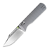 Coltello pieghevole Vosteed Vombat - Satin Bowie - Aluminium, grigio