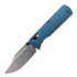 Vosteed Vombat - Bowie - Stonewash - Aluminum kääntöveitsi, sininen