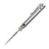 Couteau pliant Vosteed Vombat - Satin Bowie - Aluminium, gris