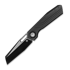 Vosteed Xeno - Blackwash + Satin - Titanium sulankstomas peilis, juoda