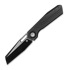 Vosteed Xeno - Blackwash + Satin - Titanium kääntöveitsi, musta