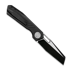 Vosteed Xeno - Blackwash + Satin - Titanium kääntöveitsi, musta