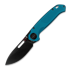 Vosteed Zander - Blackwash - Aluminium sulankstomas peilis, mėlyna