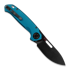 Vosteed Zander - Blackwash - Aluminium sulankstomas peilis, mėlyna