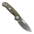 Vosteed Zander - Stonewash - Aluminium összecsukható kés, zöld