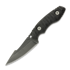 Wander Tactical Barracuda 刀, Raw finish, black handle