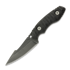 Wander Tactical Barracuda veitsi, Raw finish, black handle