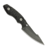Wander Tactical Barracuda peilis, Raw finish, black handle