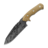 Wander Tactical Smilodon 刀, black blood, brown handle