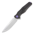 We Knife 601SPL Hand Rubbed Satin sulankstomas peilis, juoda 601SBK
