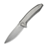 We Knife Acuminal, Polished Bead Blast Titanium, Satin WE23070-2