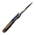Zavírací nůž We Knife Arrakis Titanium, blue/brown 906E