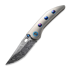 We Knife Attor Damasteel, Polished BB Ti/Timascus WE23037-DS1