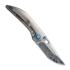 We Knife Attor Damasteel, Polished BB Ti/Timascus WE23037-DS1